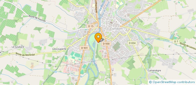 localisation de l'entreprise SCI MADAGASCAR  CONDOM