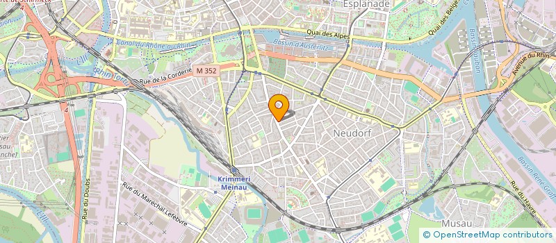 localisation de l'entreprise SCI MADAJE  STRASBOURG