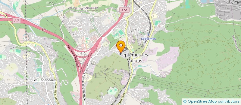 localisation de l'entreprise SCI MADAKIM à SEPTEMES LES VALLONS