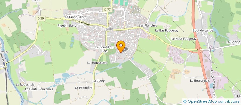 localisation de l'entreprise SCI MADALA  LAILLE