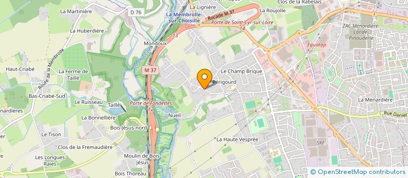 localisation de l'entreprise SCI MADALENA à SAINT-CYR-SUR-LOIRE