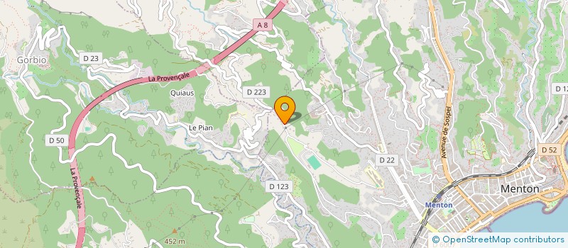 localisation de l'entreprise SCI MADALES à MENTON