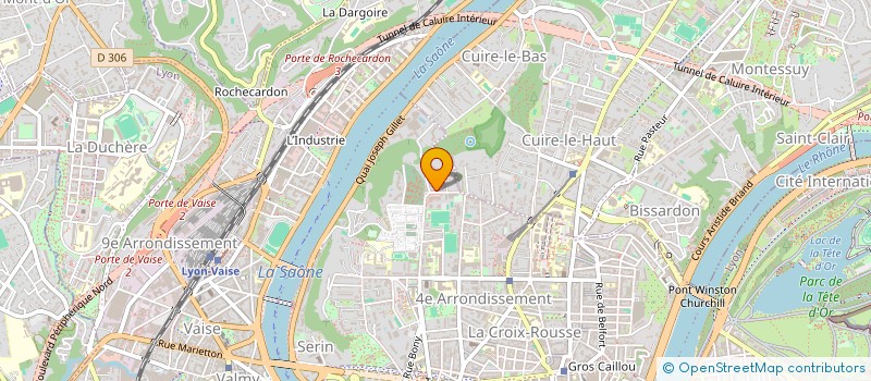 localisation de l'entreprise SCI MADAME BONHEUR  LYON