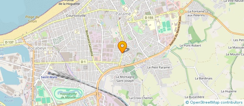localisation de l'entreprise SCI MADAME DES BASSABLONS  SAINT-MALO