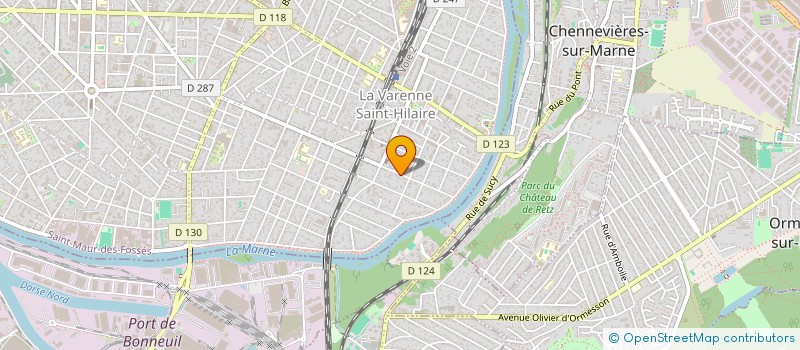 localisation de l'entreprise SCI MADAME MEZIERES à SAINT-MAUR-DES-FOSSES