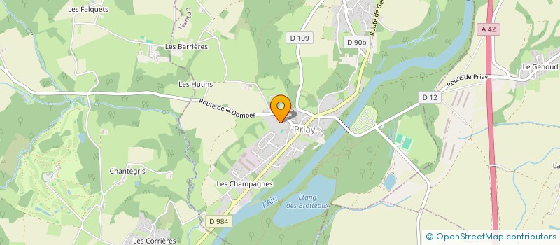 localisation de l'entreprise SCI MADAMETAN  PRIAY