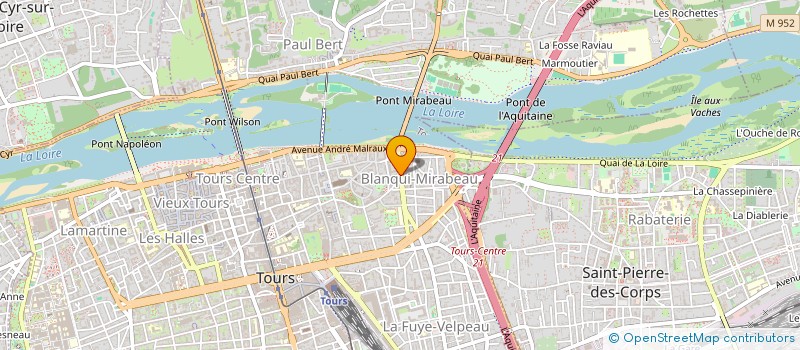 localisation de l'entreprise SCI MADAMIR  TOURS