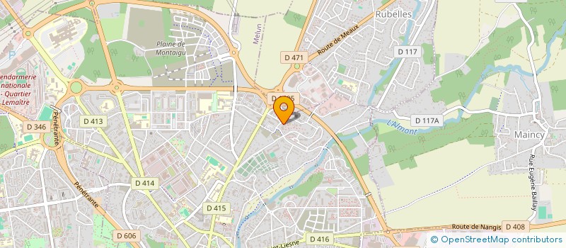 localisation de l'entreprise SCI MADANI à MELUN
