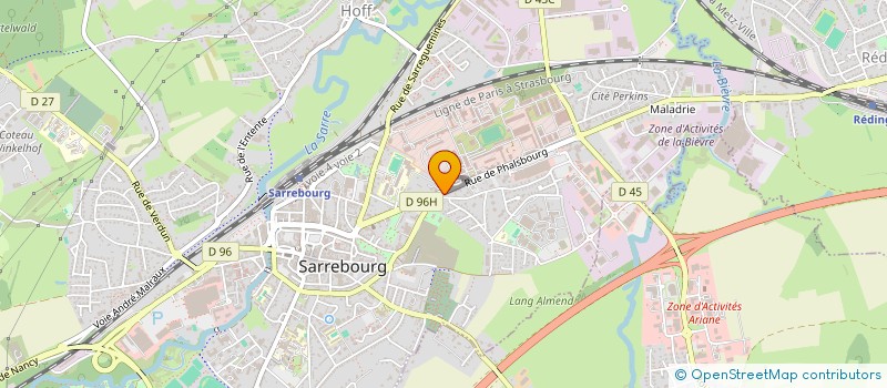localisation de l'entreprise SCI MADANOAX KALONS à SARREBOURG