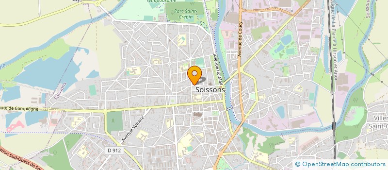localisation de l'entreprise SCI MADAREDEM à SOISSONS
