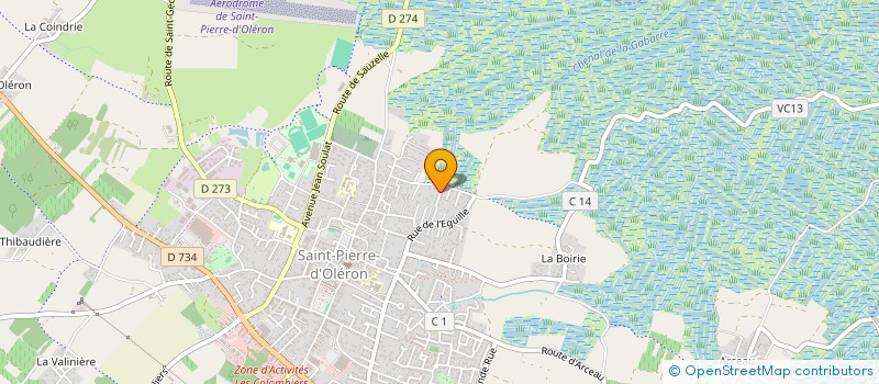 localisation de l'entreprise SCI MADARIC  SAINT-PIERRE-D'OLERON