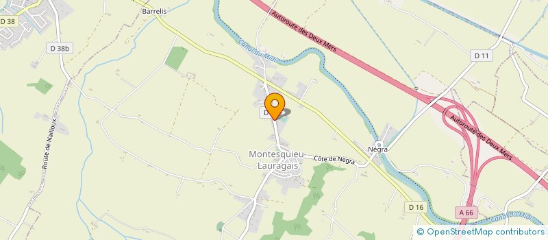 localisation de l'entreprise SCI MADAV  MONTESQUIEU-LAURAGAIS