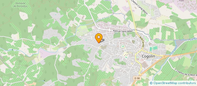 localisation de l'entreprise SCI MADAYA à COGOLIN