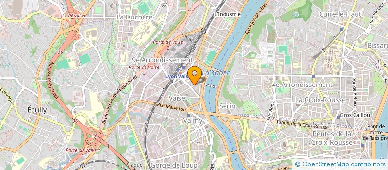 localisation de l'entreprise SCI MADDAM  LYON