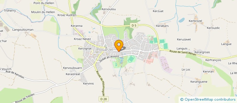 localisation de l'entreprise SCI MADE 29  PLOUARZEL