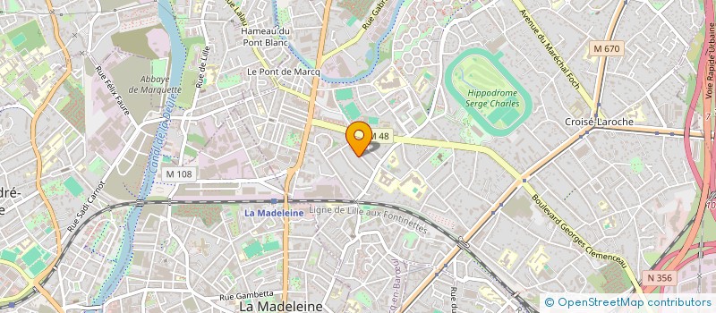 localisation de l'entreprise SCI MADE  MARCQ-EN-BARUL