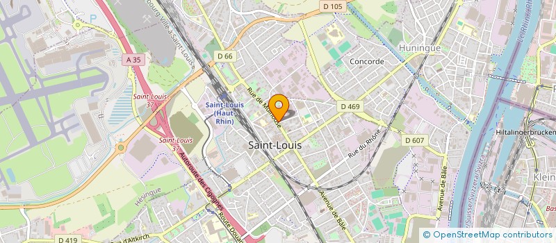 localisation de l'entreprise SCI MADE  SAINT-LOUIS