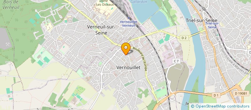 localisation de l'entreprise SCI MADE  VERNOUILLET