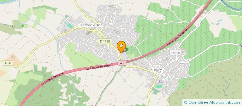 localisation de l'entreprise SCI MADE  SALLES-D'AUDE