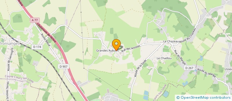 localisation de l'entreprise SCI MADEAUME  CHAULGNES