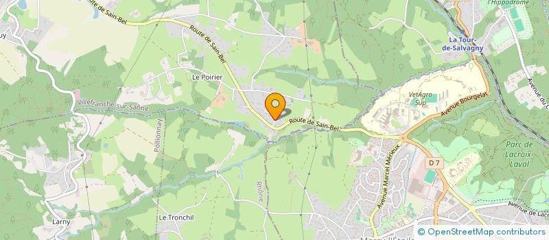 localisation de l'entreprise SCI MADEC  LENTILLY