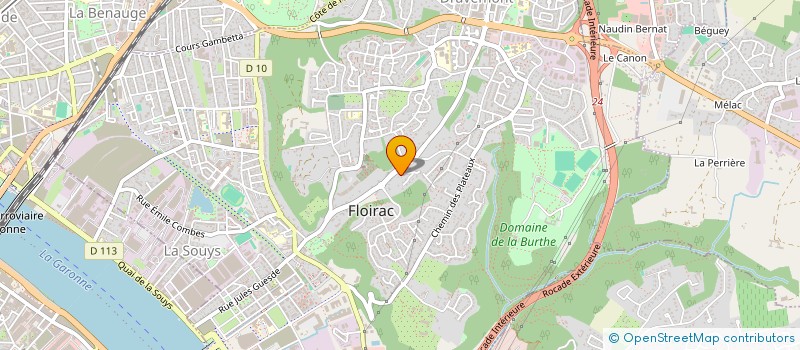 localisation de l'entreprise SCI MADEIRA 4  FLOIRAC