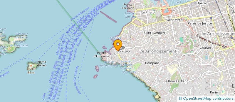 localisation de l'entreprise SCI MADEL  MARSEILLE