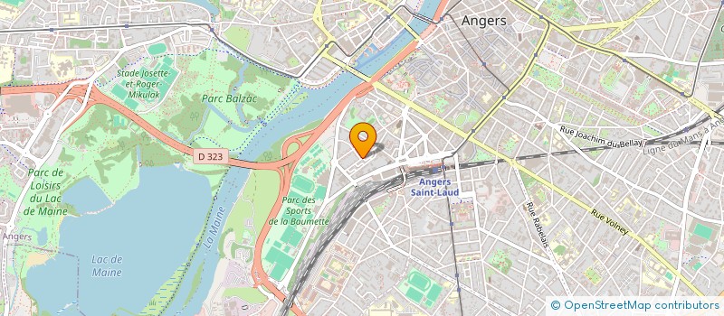 localisation de l'entreprise SCI MADEL à ANGERS