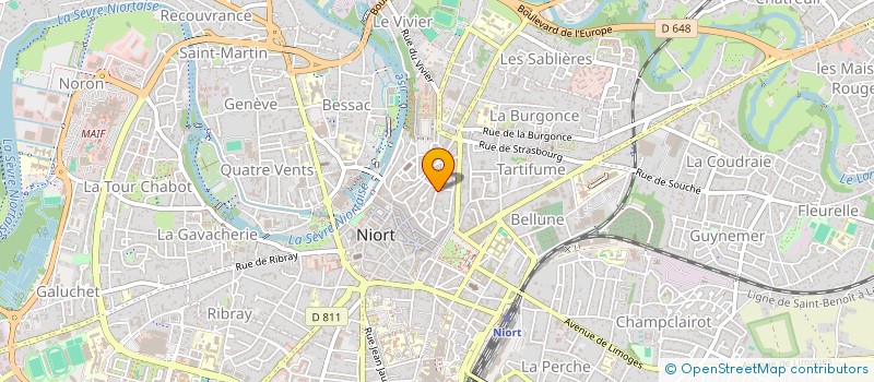 localisation de l'entreprise SCI MADELAC  NIORT
