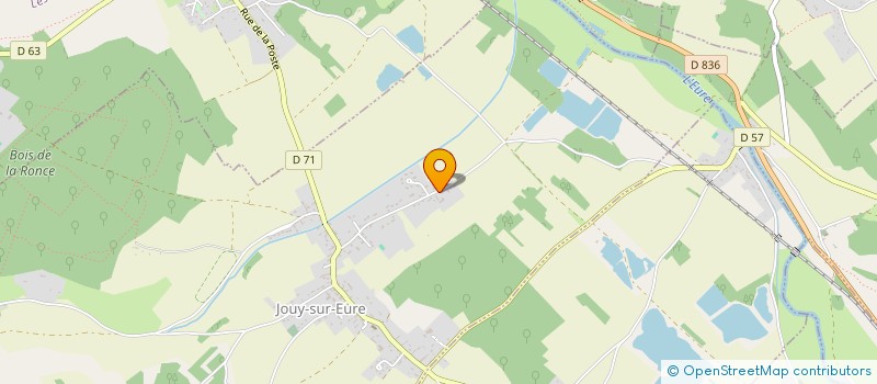 localisation de l'entreprise SCI MADELAINE  JOUY-SUR-EURE