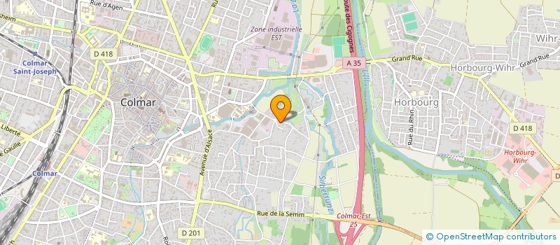 localisation de l'entreprise SCI MADELEINE  COLMAR