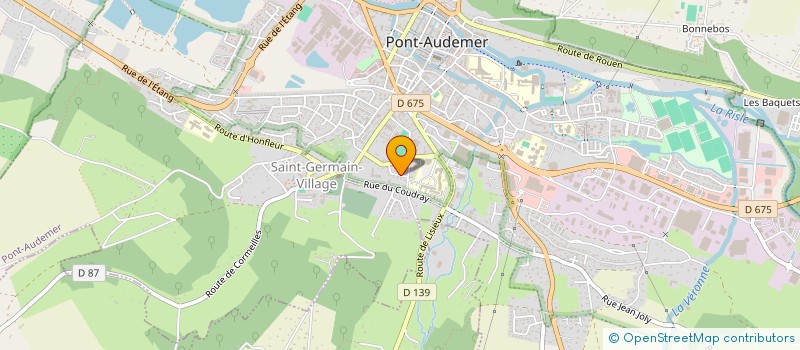 localisation de l'entreprise SCI MADELEINE à PONT-AUDEMER