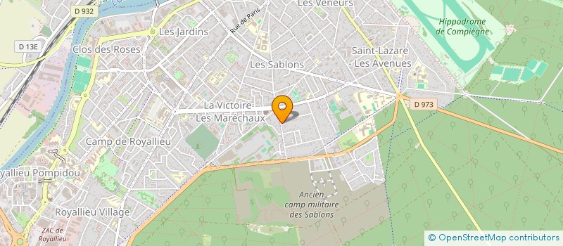 localisation de l'entreprise SCI MADELEINE  COMPIEGNE