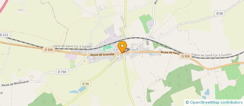 localisation de l'entreprise SCI MADELEINE à LE MERLERAULT