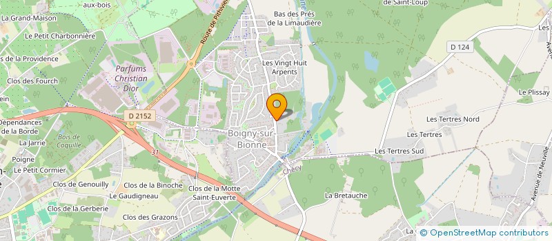localisation de l'entreprise SCI MADELEINE à BOIGNY-SUR-BIONNE