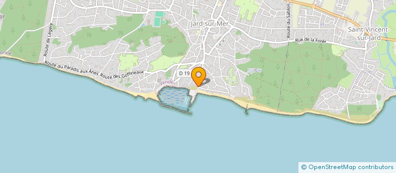 localisation de l'entreprise SCI MADELEINE à JARD-SUR-MER