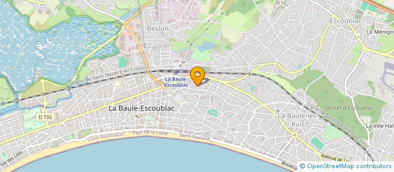 localisation de l'entreprise SCI MADELEINE 810  LA BAULE-ESCOUBLAC