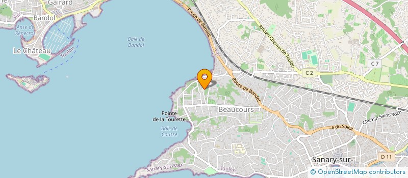 localisation de l'entreprise SCI MADELEINE à SANARY-SUR-MER