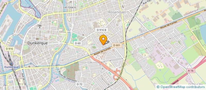 localisation de l'entreprise SCI MADELEINE à DUNKERQUE