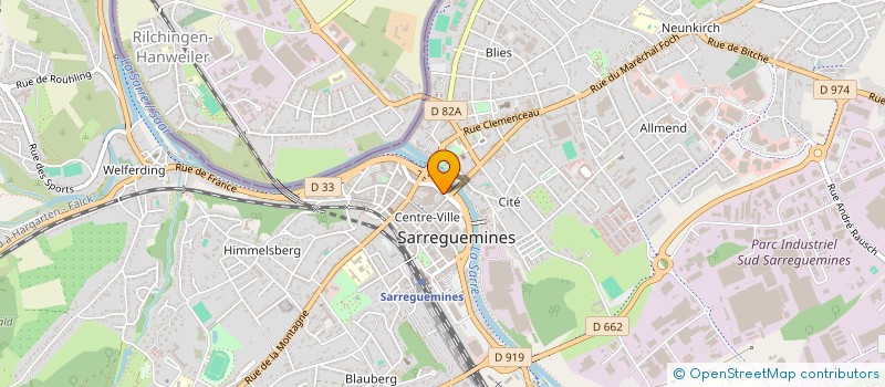 localisation de l'entreprise SCI MADELEINE à SARREGUEMINES