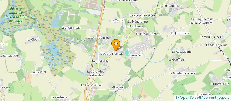 localisation de l'entreprise SCI MADELEINE & ANDRE  CARQUEFOU