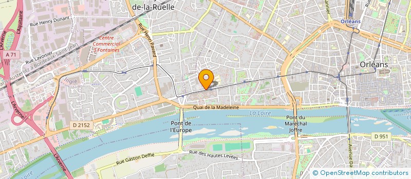 localisation de l'entreprise SCI MADELEINE DAIRIEN PAILLAT à ORLEANS