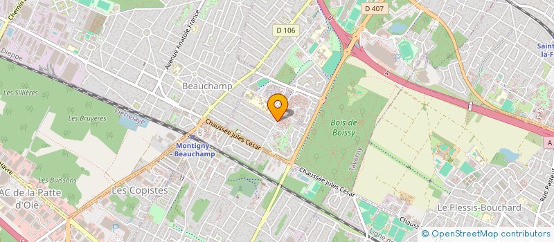 localisation de l'entreprise SCI MADELEINE DEBRAY  TAVERNY