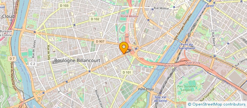 localisation de l'entreprise SCI MADELEINE LAURENT à BOULOGNE-BILLANCOURT