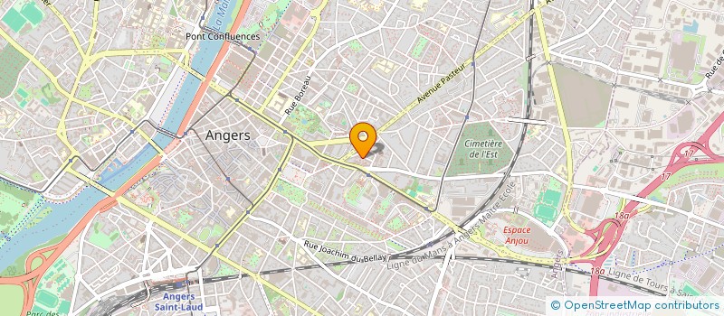 localisation de l'entreprise SCI MADELEINE PAGERE à ANGERS