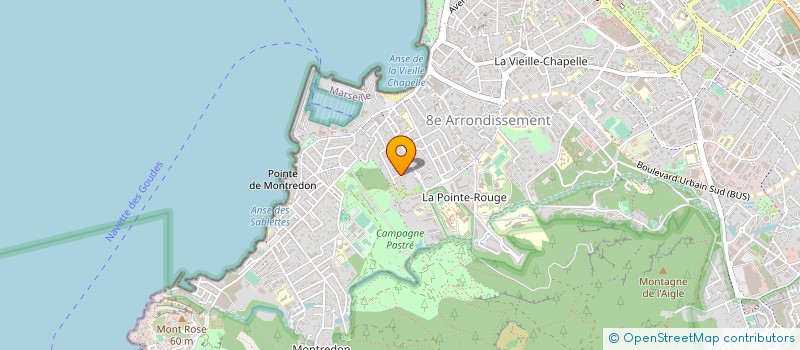 localisation de l'entreprise SCI MADELEINE RASTEGUE à MARSEILLE