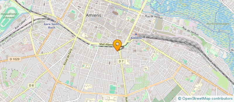 localisation de l'entreprise SCI MADELEINE REVEL à AMIENS