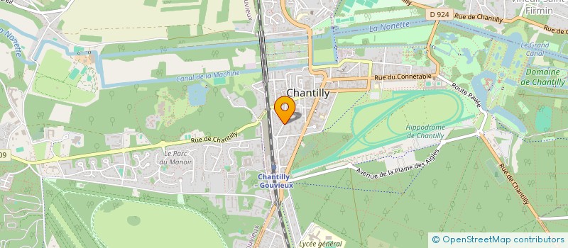 localisation de l'entreprise SCI MADELEINE VILLE L EVEQUE  CHANTILLY