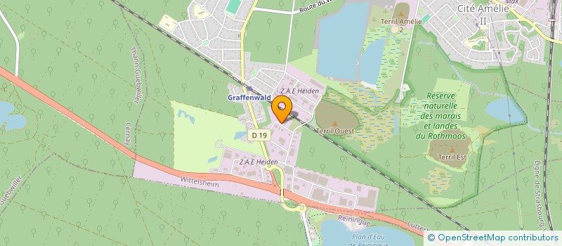 localisation de l'entreprise SCI MADELI  WITTELSHEIM