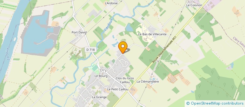 localisation de l'entreprise SCI MADELINE à DRY